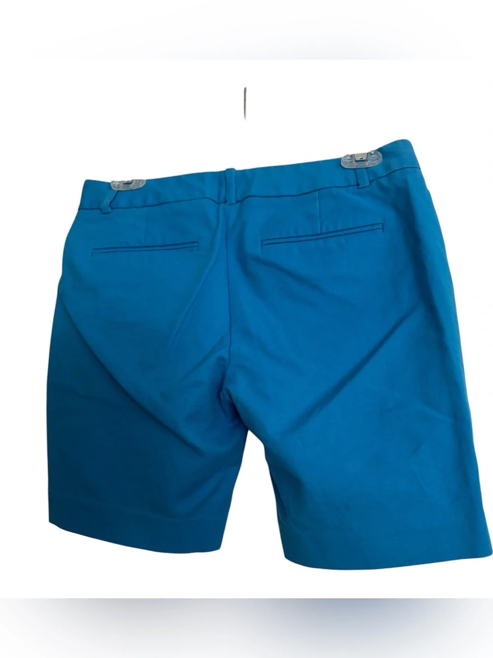 Calvin Klein Teal Blue Women's Casual Zip Pocket Shorts